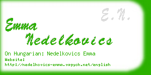 emma nedelkovics business card